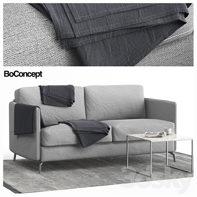 BoConcept_Osaka_Sofa 3ds Max - thumbnail 2