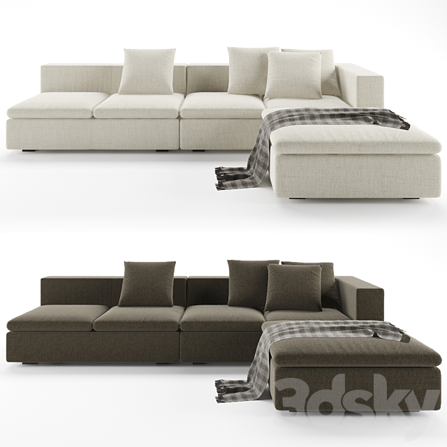 Bonaldo Land sofa 3DSMax File - thumbnail 2