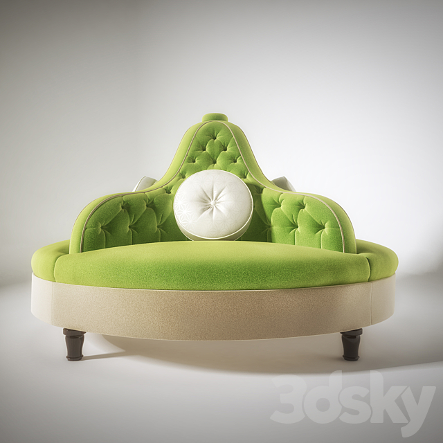 Borne Sofa 3DS Max Model - thumbnail 2