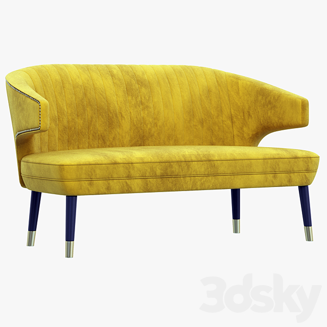 Brabbu IBIS 2 SEAT SOFA 3DSMax File - thumbnail 1