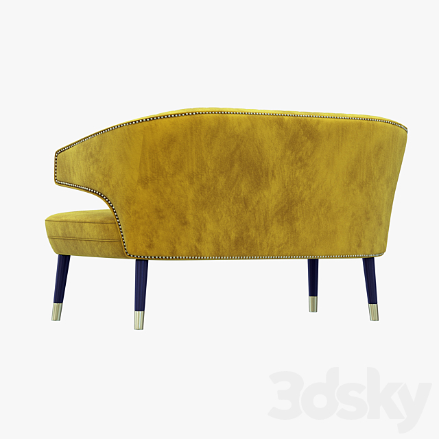 Brabbu IBIS 2 SEAT SOFA 3DSMax File - thumbnail 2