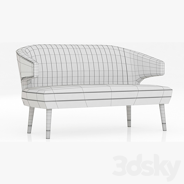 Brabbu IBIS 2 SEAT SOFA 3DSMax File - thumbnail 3