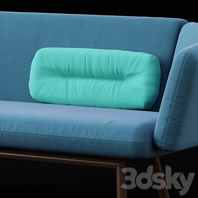 Bras sofas 3DS Max Model - thumbnail 3