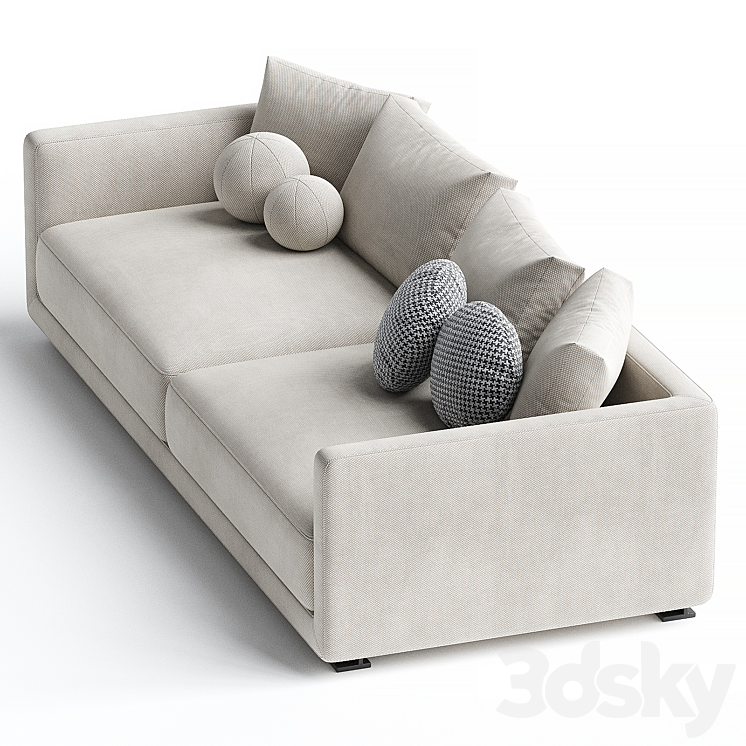 Bristol Sofa 3DS Max Model - thumbnail 2