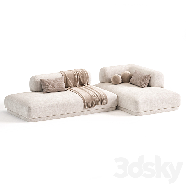 BUMPER Sofa by Zanotta 5 3DS Max Model - thumbnail 2