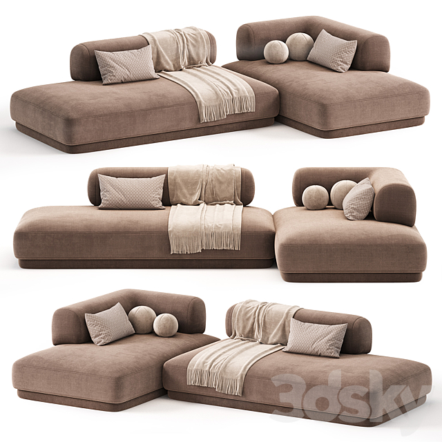 BUMPER Sofa by Zanotta 5 3DS Max Model - thumbnail 4