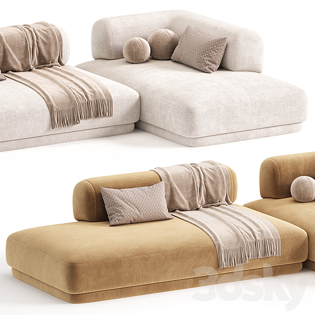 BUMPER Sofa by Zanotta 5 3DS Max Model - thumbnail 5