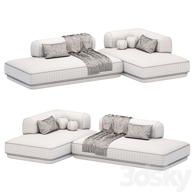 BUMPER Sofa by Zanotta 5 3DS Max Model - thumbnail 7