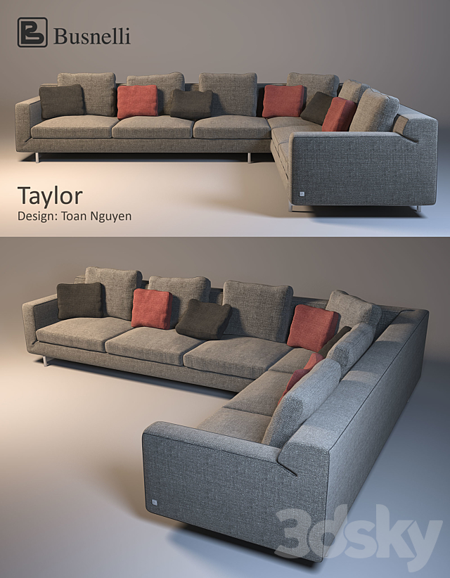 busnelli taylor 3DSMax File - thumbnail 1