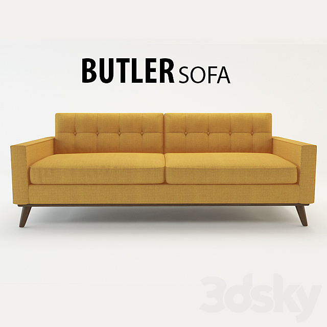 Butler Sofa FS 3DSMax File - thumbnail 2