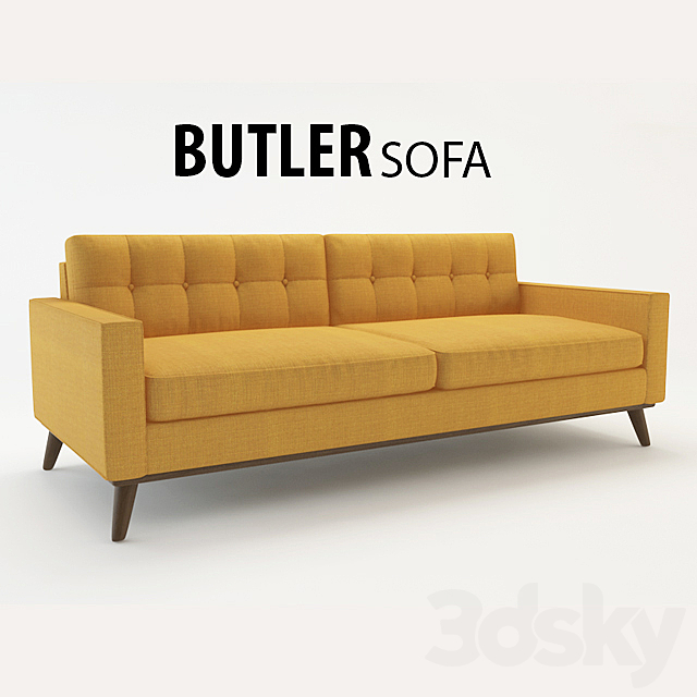 Butler Sofa FS 3DSMax File - thumbnail 3