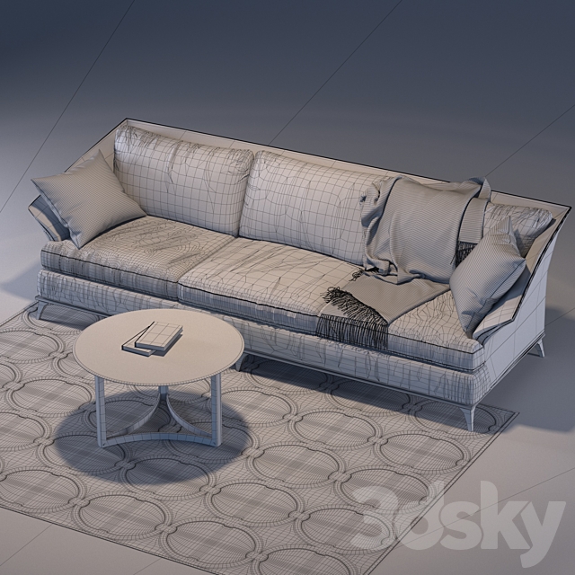 Caracole Sofa A Simple Life 3DSMax File - thumbnail 3