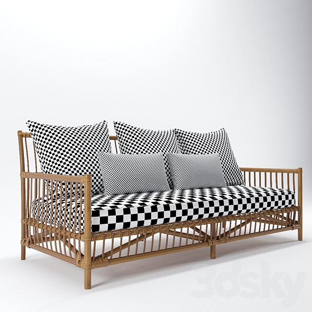 Caroline 3 seat Sofa by Sika design 3DSMax File - thumbnail 2