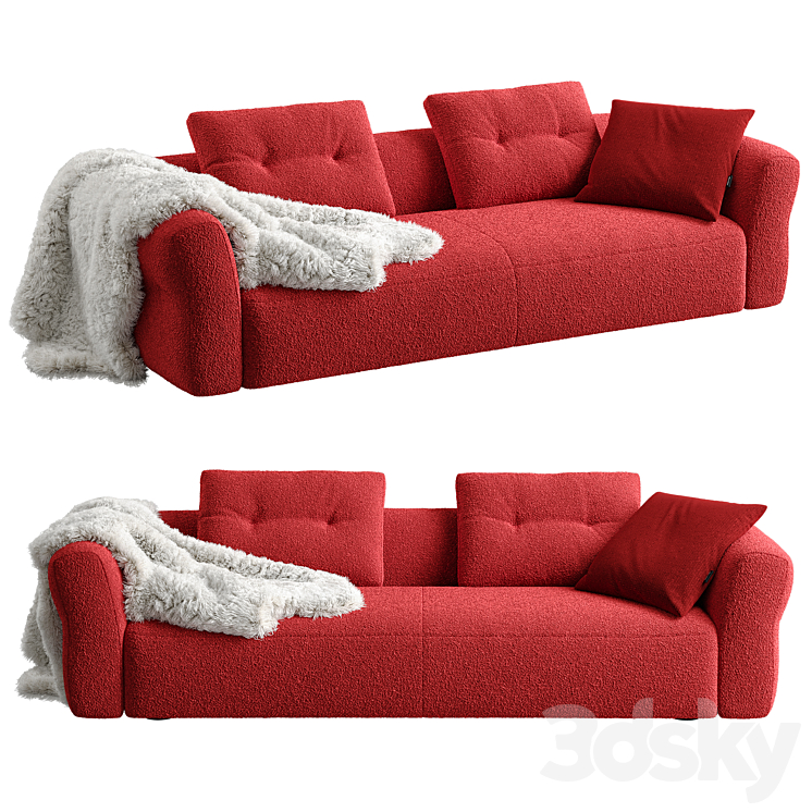 Cassina SENGU BOLD 2s 3DS Max Model - thumbnail 1