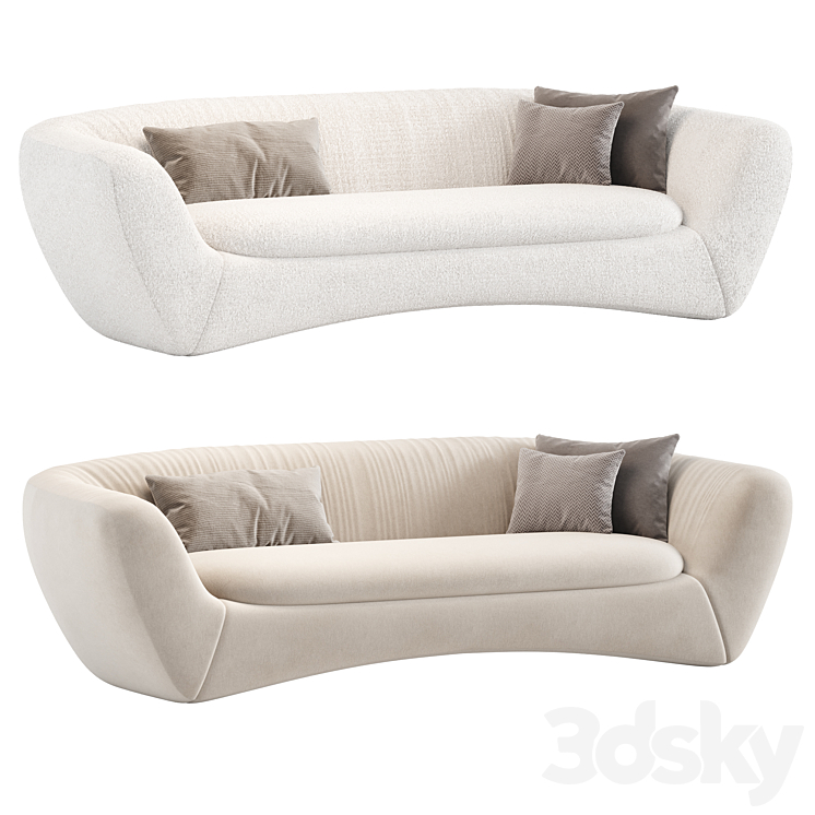 CECIL SOFA 3DS Max Model - thumbnail 2