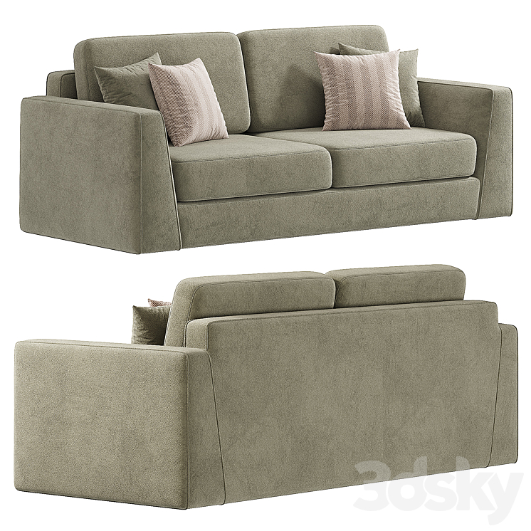 Celine Alberta Salotti Sofa 3DS Max Model - thumbnail 2