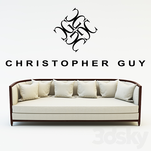 Christopher Guy MINERVA Sofa 3DSMax File - thumbnail 2