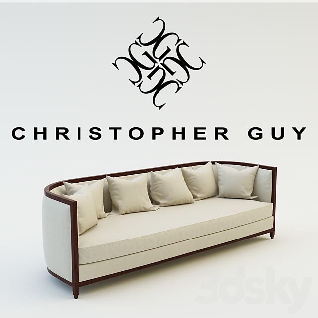Christopher Guy MINERVA Sofa 3DSMax File - thumbnail 3