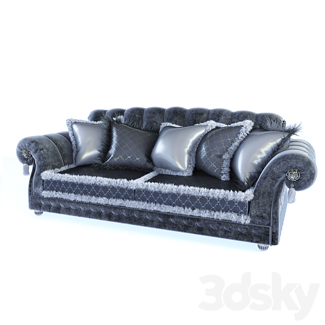 Classic sofa 3DSMax File - thumbnail 1