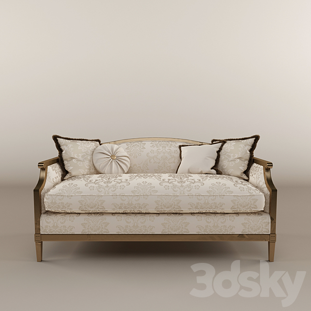 classic sofa 3DSMax File - thumbnail 1