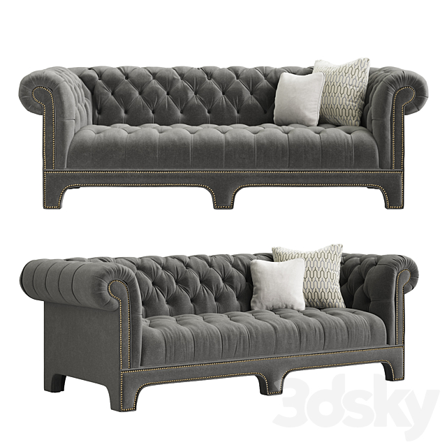 CLAUDETTE SOFA – Mitchell Gold + Bob Williams 3DSMax File - thumbnail 1