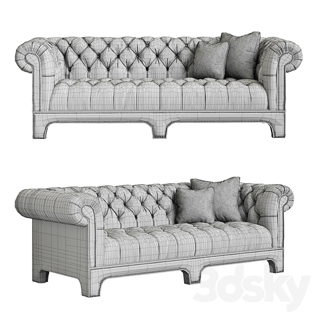 CLAUDETTE SOFA – Mitchell Gold + Bob Williams 3DSMax File - thumbnail 3