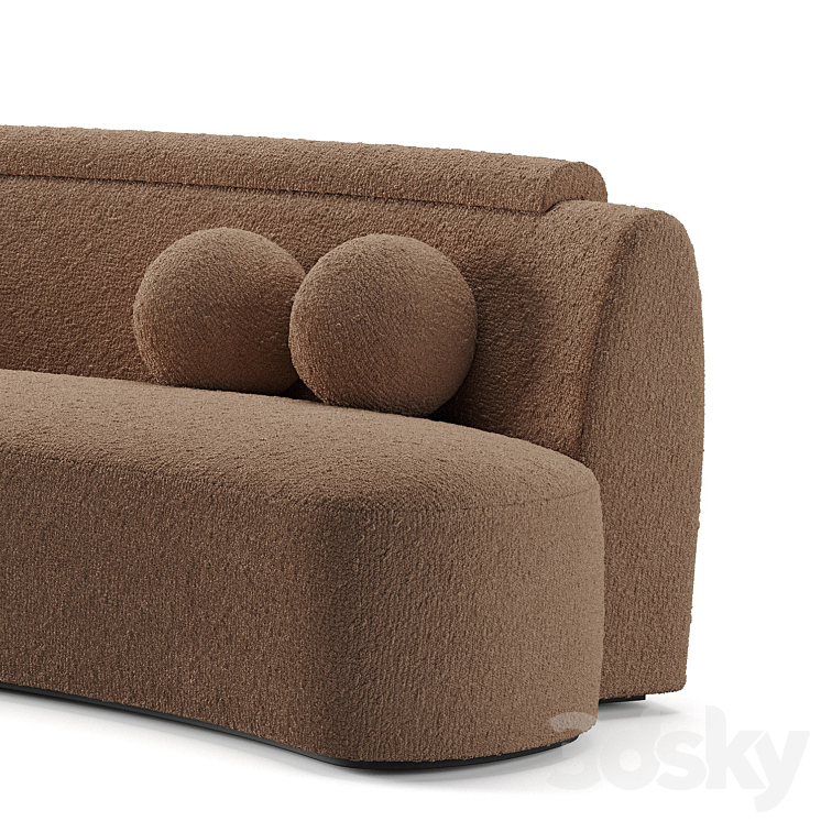 Coast Wave Sofa 3DS Max Model - thumbnail 2