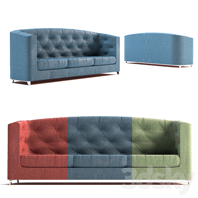 Comfy Sofa 3DSMax File - thumbnail 1