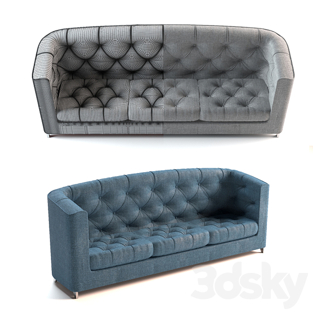 Comfy Sofa 3DSMax File - thumbnail 3