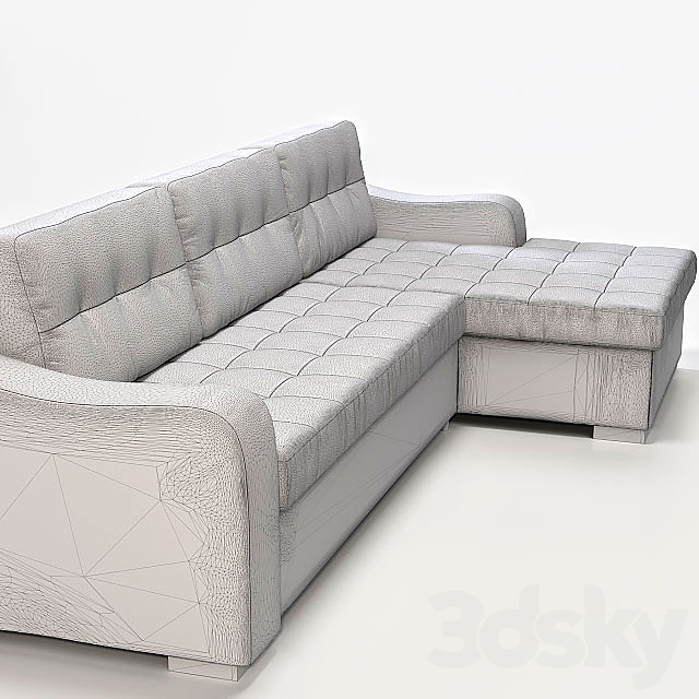 Corner sofa – bed IKEA LIARUM 3DSMax File - thumbnail 3