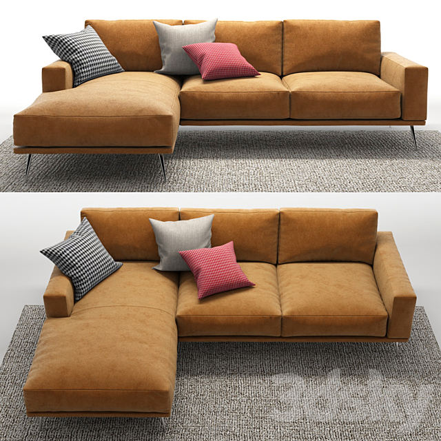 Corner sofa BoConcept 3DSMax File - thumbnail 2