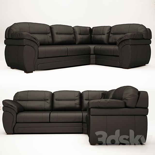 Corner sofa Bristol 3DSMax File - thumbnail 2