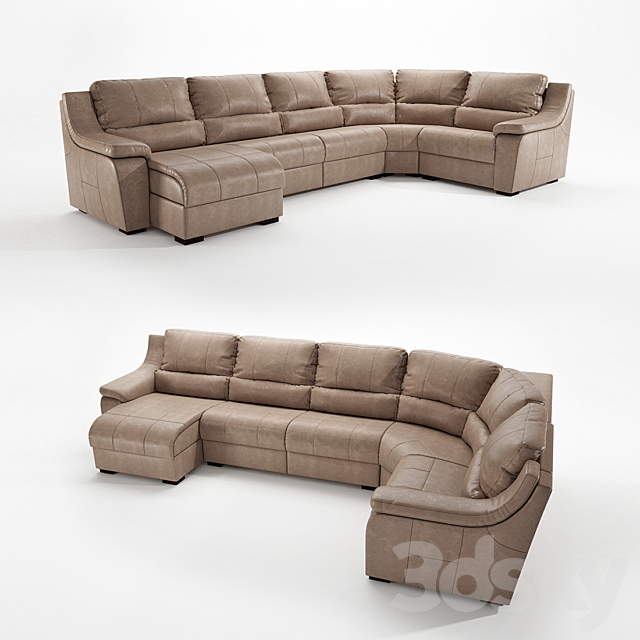 Corner sofa Kalinka 72 3DSMax File - thumbnail 1