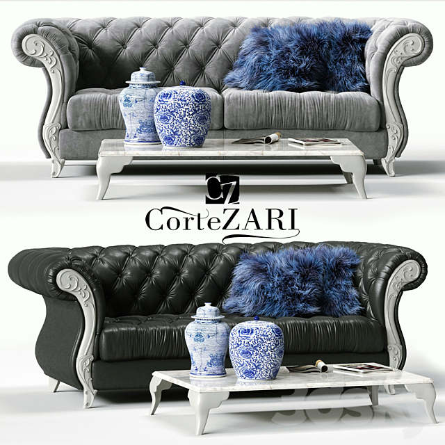 CorteZARI GABRIEL Sofa 3DSMax File - thumbnail 1