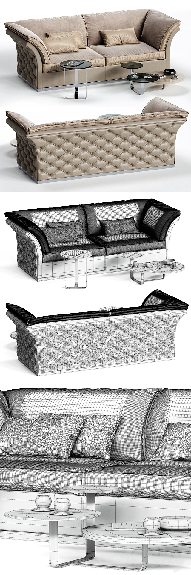 CorteZARI TIAGO Sofa 3DSMax File - thumbnail 3