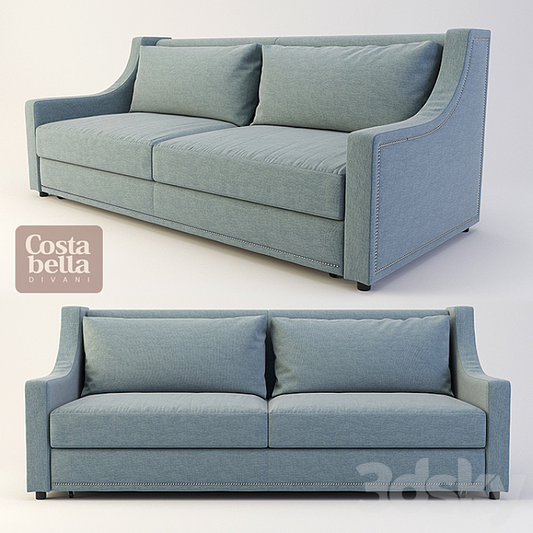 Costa Bella sofa Stanford 3DS Max - thumbnail 1