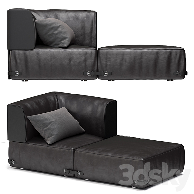 Couch FENDI CASA 3DSMax File - thumbnail 1