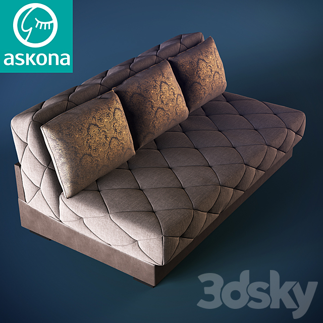 Couch Vega. Ascona 3DSMax File - thumbnail 1