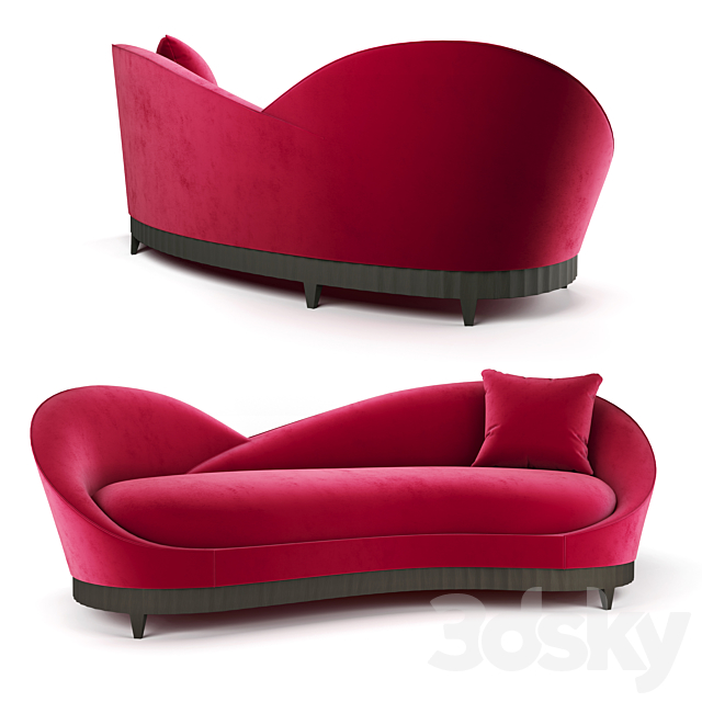 Courbe sofa by Christopher Guy 3DS Max Model - thumbnail 2