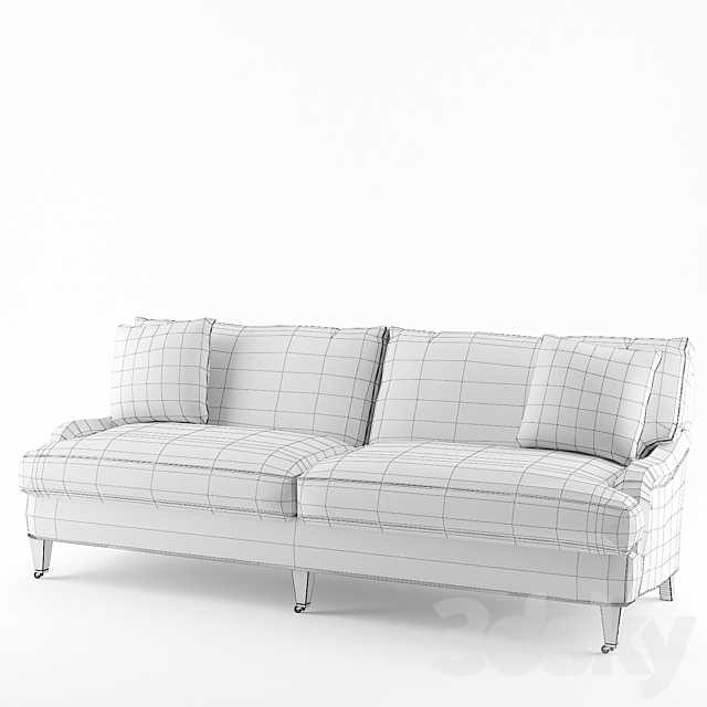 Crate & Barrel Essex Sofa 3DSMax File - thumbnail 2