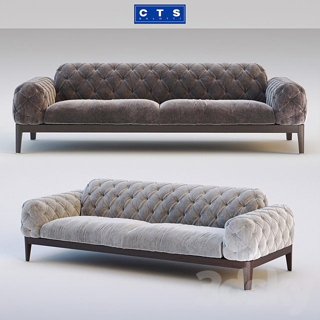 CTS Salotti sofa ELLIOT Divano 3DSMax File - thumbnail 2