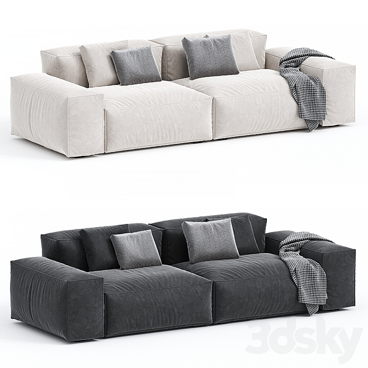 Cubotto sofa 3DS Max Model - thumbnail 1