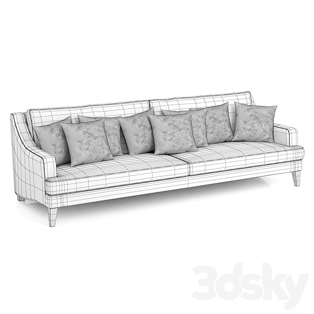 Dantone Home Laimington sofa 3DSMax File - thumbnail 2