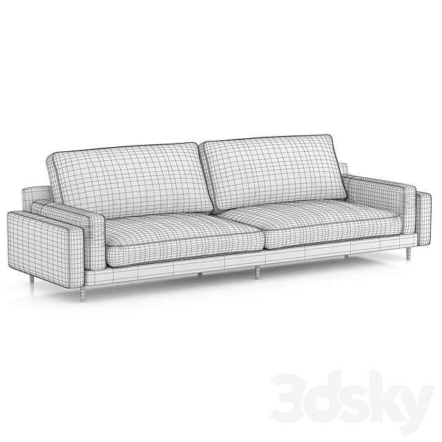 Dantone Home Sofa Portree 3DS Max Model - thumbnail 2