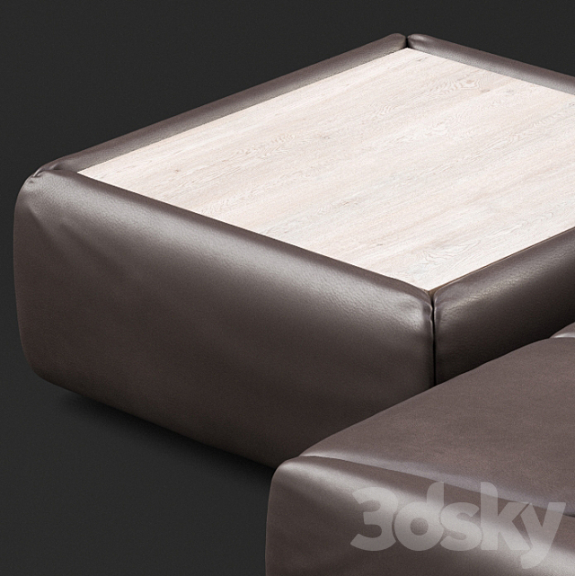 De Sede 88 daybed and table 3DSMax File - thumbnail 3