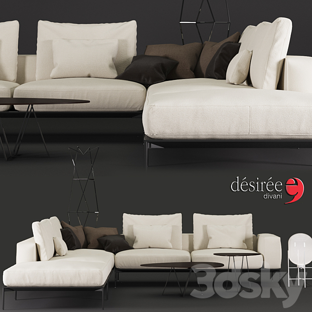 Desiree Savoye Sofa 3DSMax File - thumbnail 1