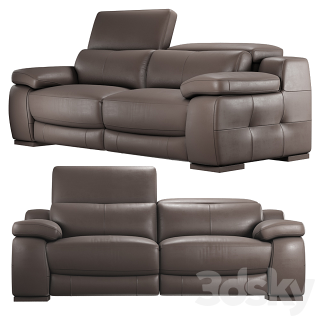 dfs Riposo 2 Seater Electric Recliner 3DSMax File - thumbnail 1