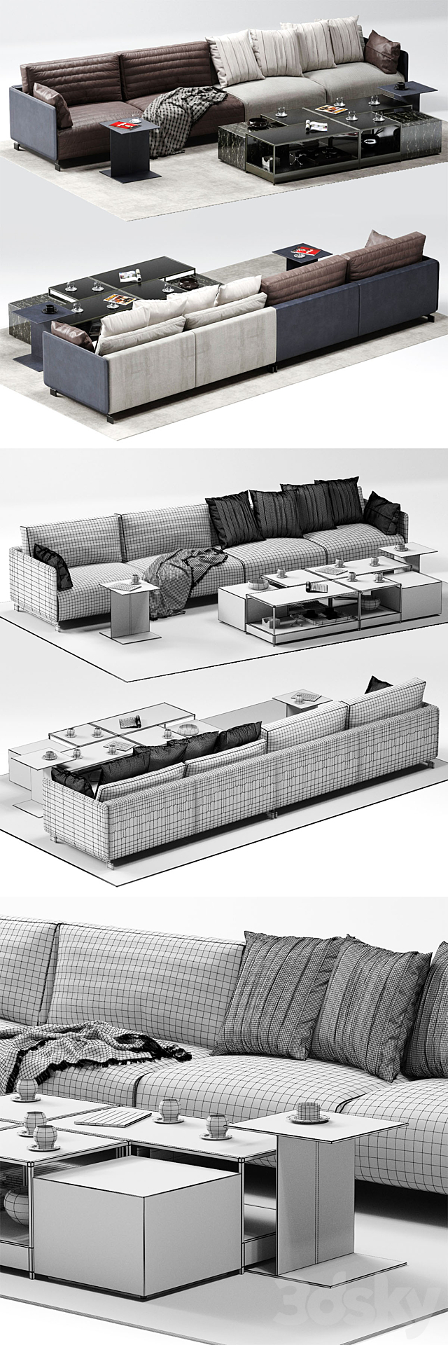 Ditre Italia BAG Sofa 3DSMax File - thumbnail 3