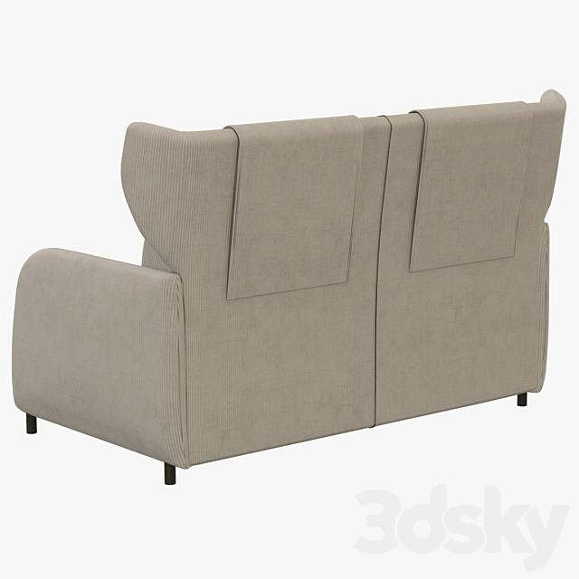 Ditre Italia Duffle sofa 3DSMax File - thumbnail 2