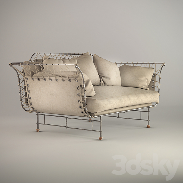 DR. LIVINGSTONE’S FOLDING CAMPAIGN BED 3DSMax File - thumbnail 1